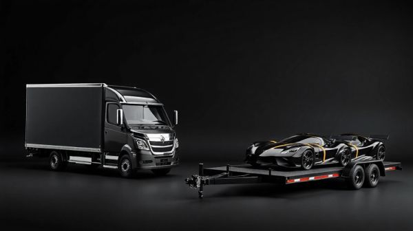 Choisir entre camion fermé et plateau ouvert pour transport de voitures de collection
