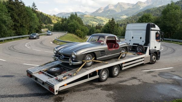 Transport de voiture de collection : camion fermé ou plateau ouvert